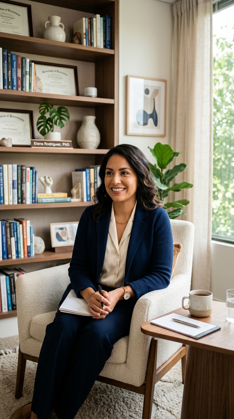 Laura Juliana en su consultorio